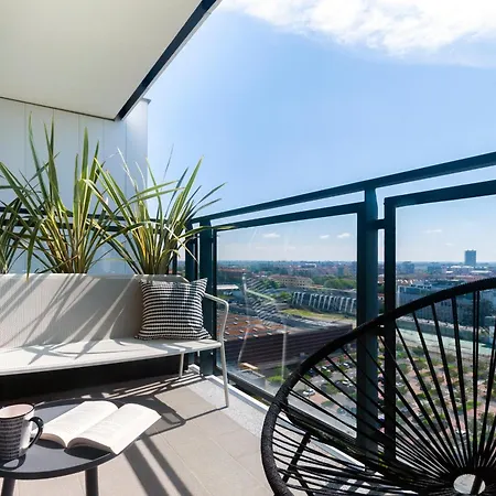 With Panoramic View Of And Public Free Parking Lot Milano